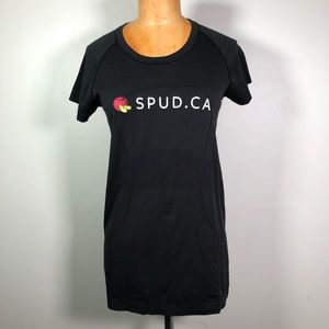 Lululemon Women’s black short sleeve swiftly tshirt top